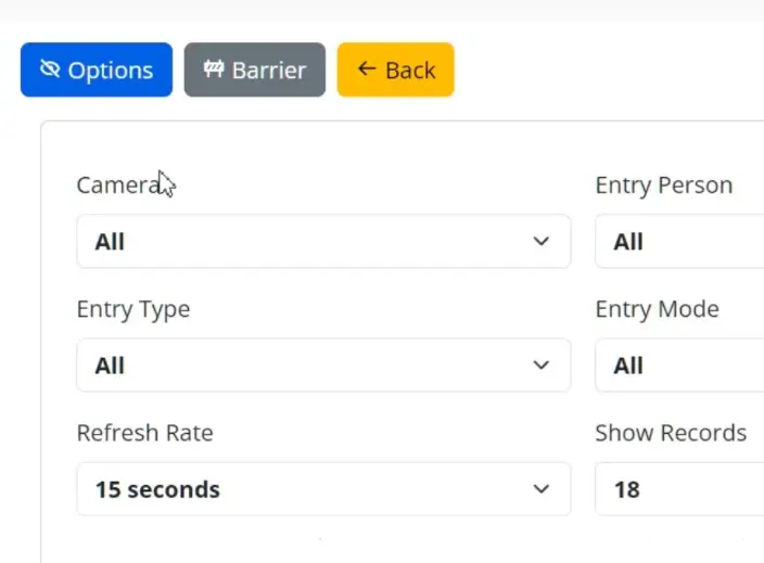 Smart Entry Live Options